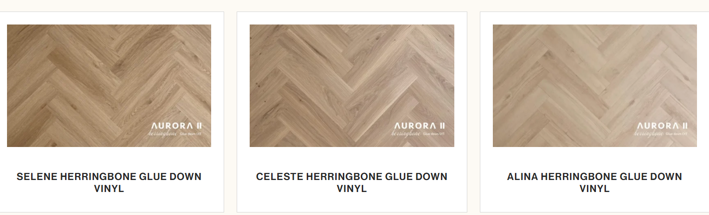 Aurora II Herringbone - Vinyl Flooring by PasiFlooring